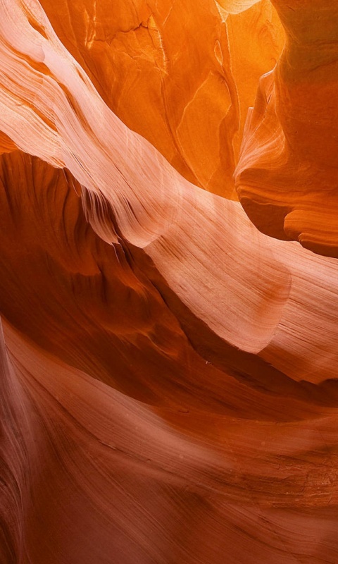 Оранжевая пещера обои