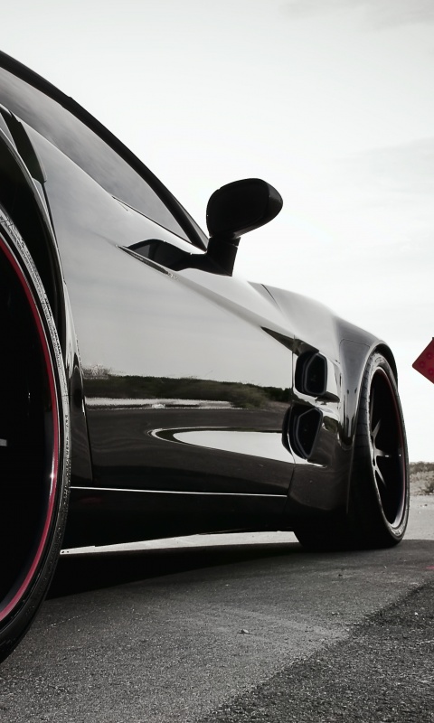 Чёрный концепт обои