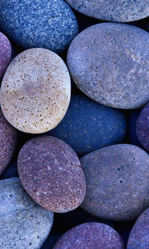 Разноцветная галька обои