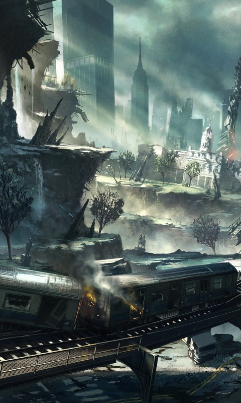 Развалины Нью-Йорка обои