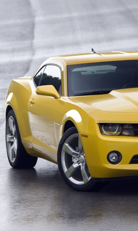 Шевроле Камаро на трассе обои