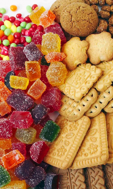 Мармелад, печенье, конфеты обои