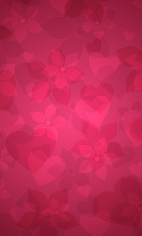 Розовый цветочный фон обои