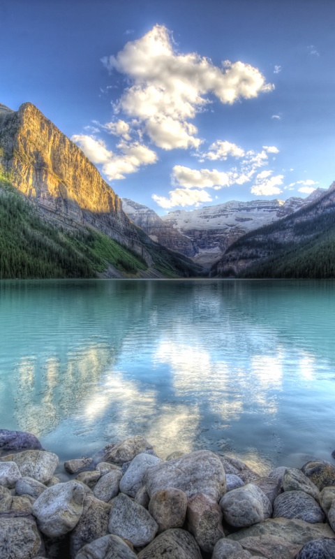 Горное озеро обои