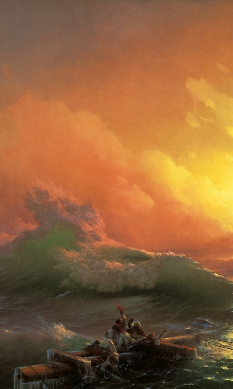 Айвазовский: Девятый вал обои