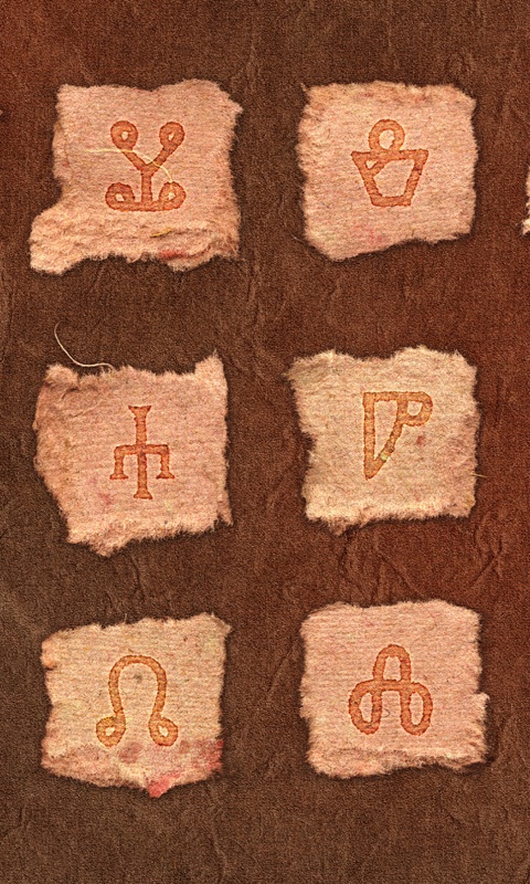 Бумажные символы обои