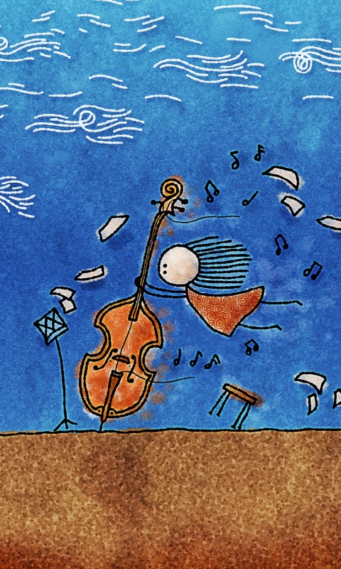 Воздушная инструментальная музыка обои