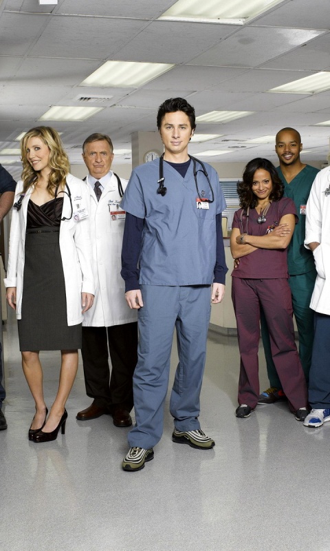 Герои сериала Клиника обои