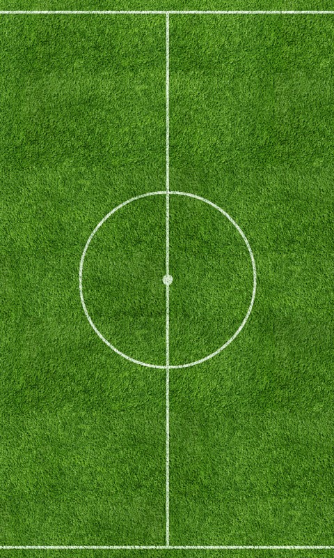 Вид на футбольное поле обои