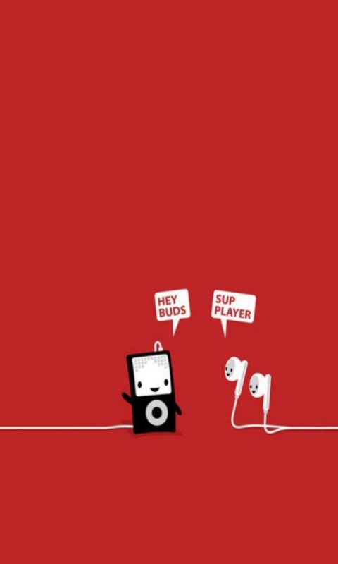 Плеер и наушники обои