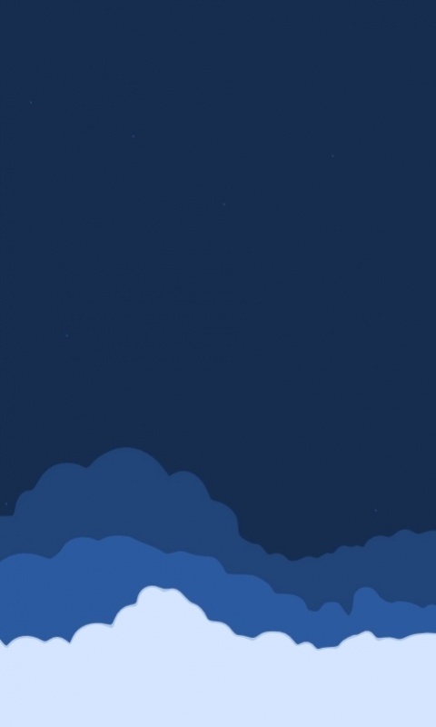 Над облаками в векторном стиле обои