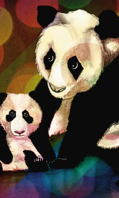 Панды обои
