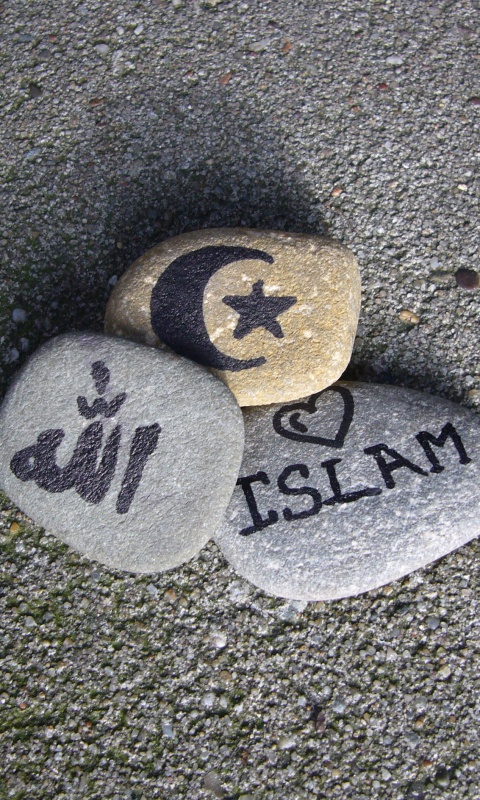 Религия на камнях обои