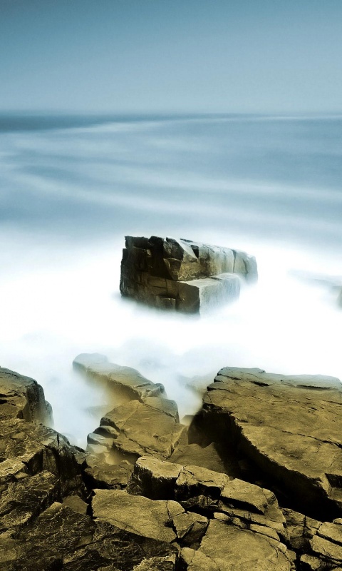 Скалы у моря обои