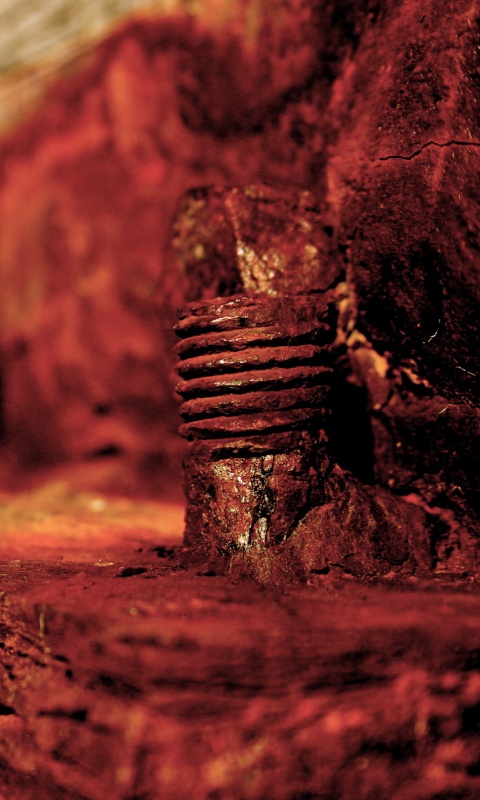 Проржавевшие болты обои