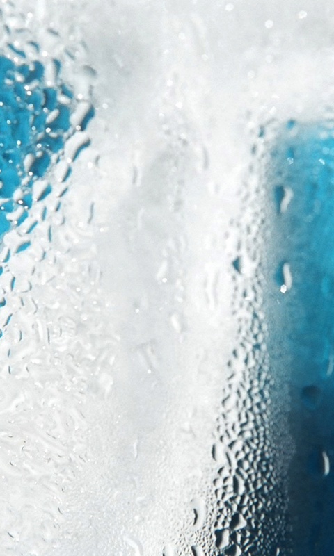 За стеклом обои