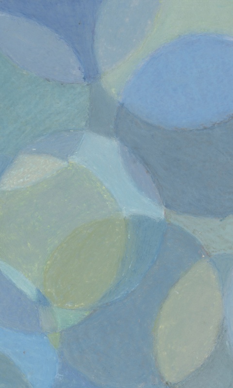 Голубые круги обои