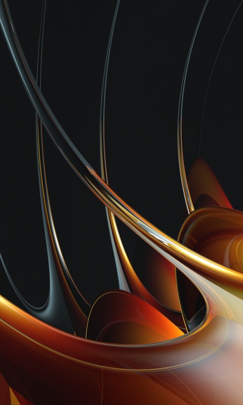 Закрученная абстракция обои