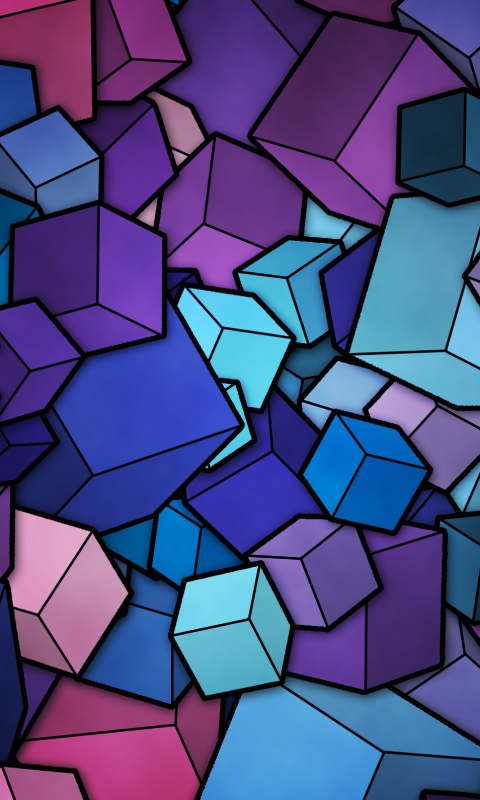 Кубики обои