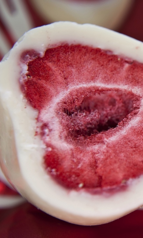 Клубника в белом шоколаде обои