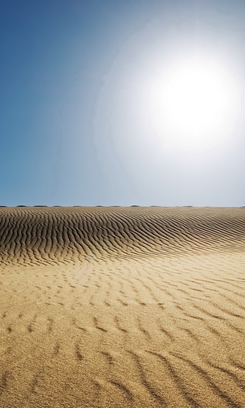 Пустыня до горизонта обои