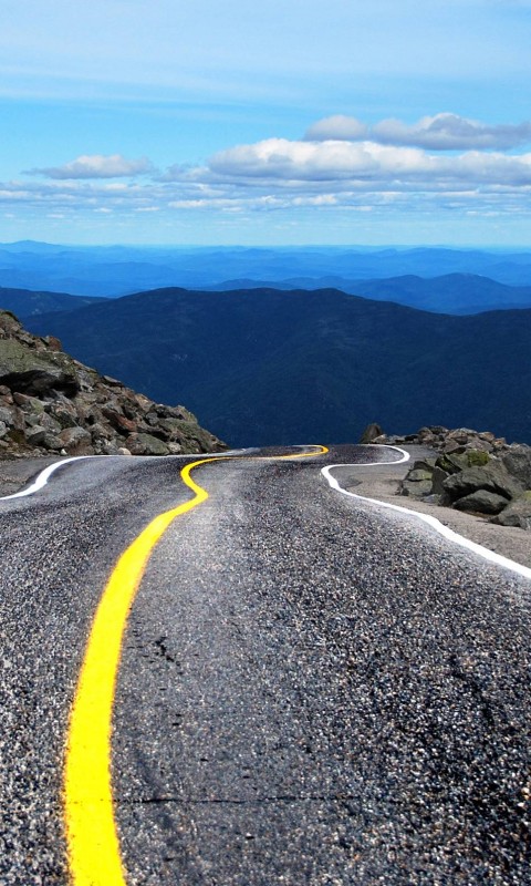 Горная дорога обои