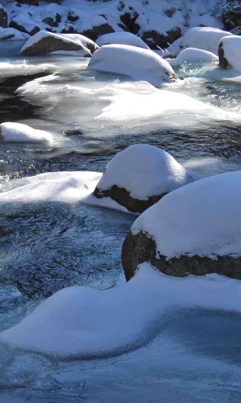 Замёрзжая речка обои
