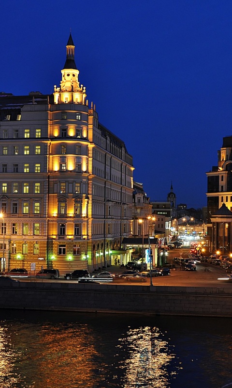 Ночной город обои