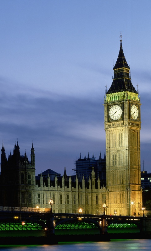 Биг Бен и здание парламента ночью обои