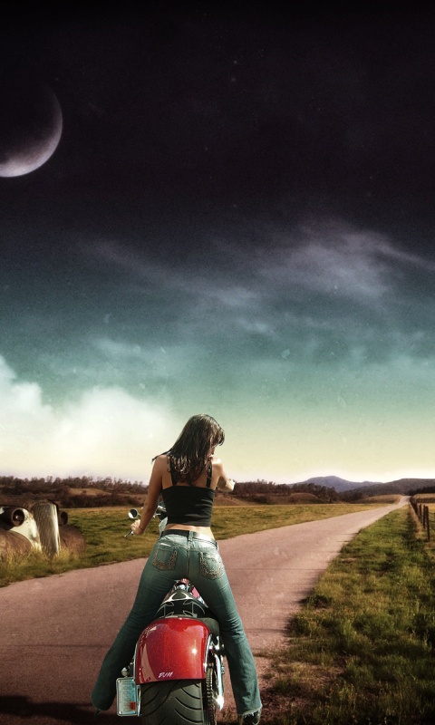 Путешествие на мотоцикле обои