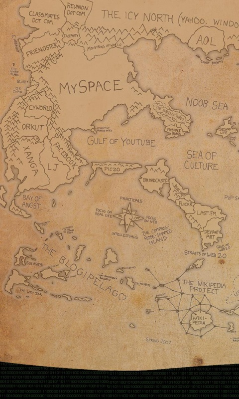 Карта интернета обои