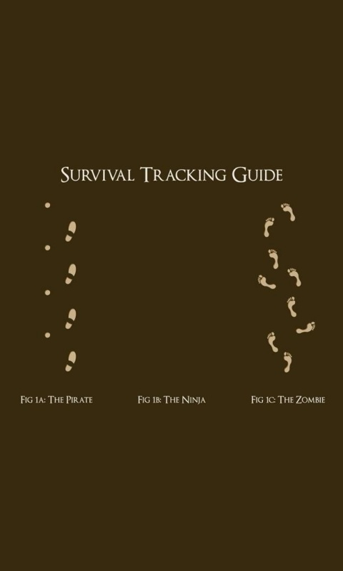 Следы: Пират, Ниндзя, Зомби обои