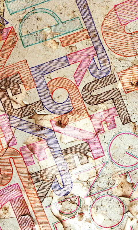 Буквы и надписи обои