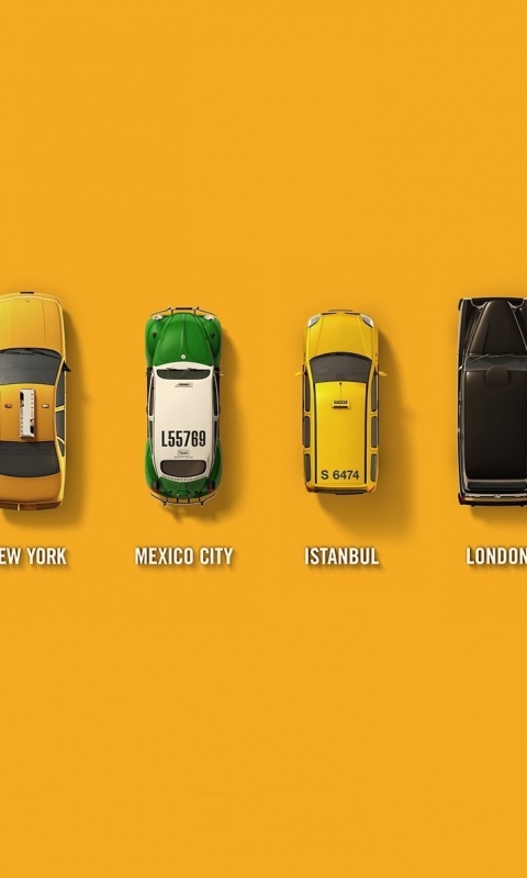 Такси в разных странах мира обои