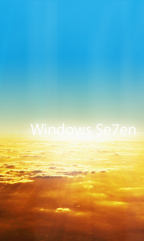 Восход над облаками обои