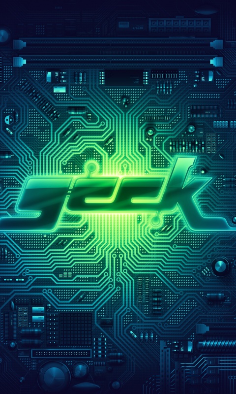 Печатная плата Geek обои