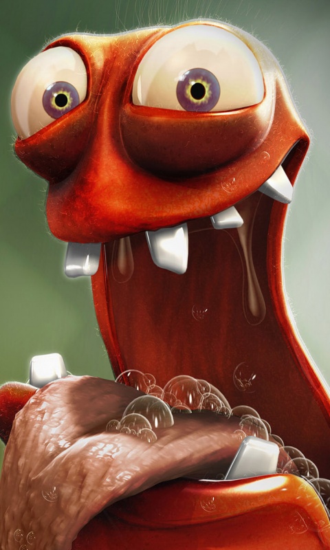 Микроб на ободке вашего унитаза обои