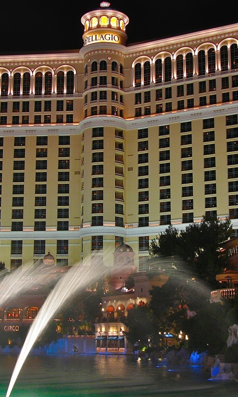 Казино Bellagio в Лас-Вегасе обои