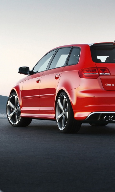 Audi модели RS3 сзади обои