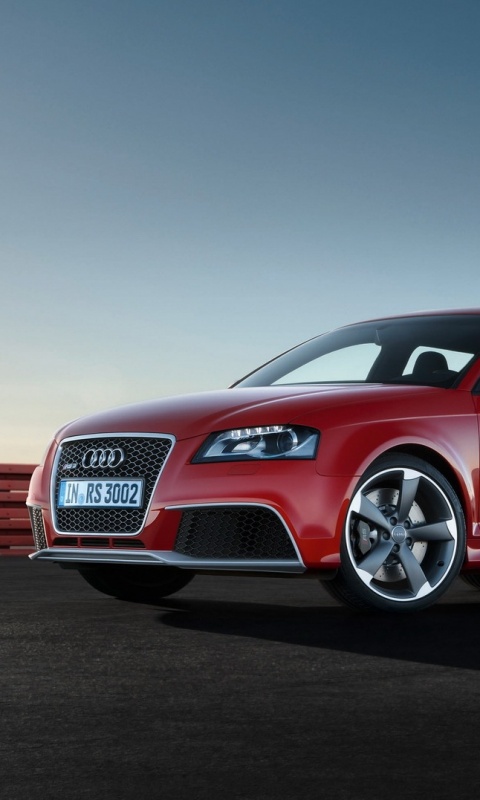 Фотосессия Audi RS3 на треке обои