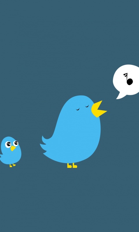 Поющая птица обои