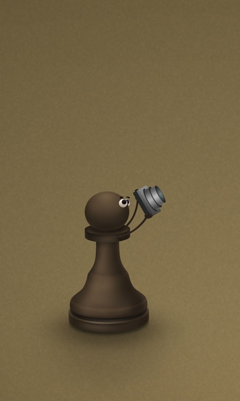 Пешка фотографирует короля обои