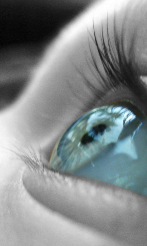 Ясный взгляд младенца обои