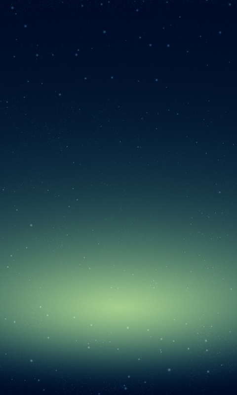 Свечение в ночном небе обои