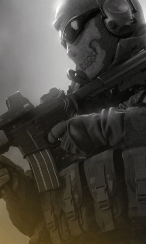 Солдат в маске обои