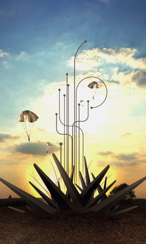 Абстрактный взрыв в настоящем мире обои