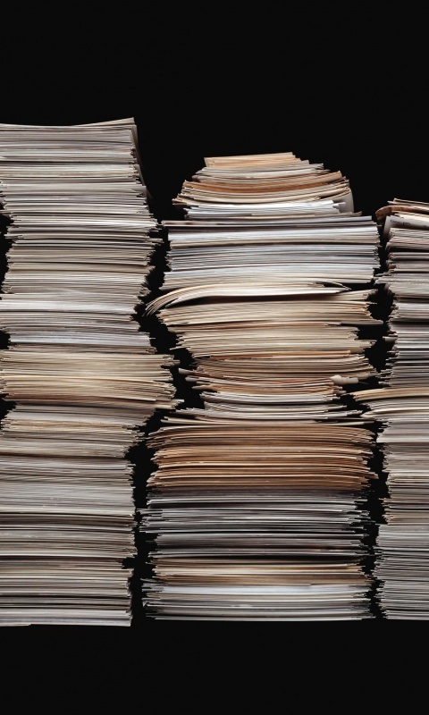 Стопки листов бумаги обои