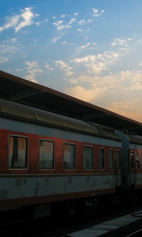 Пассажирский состав обои