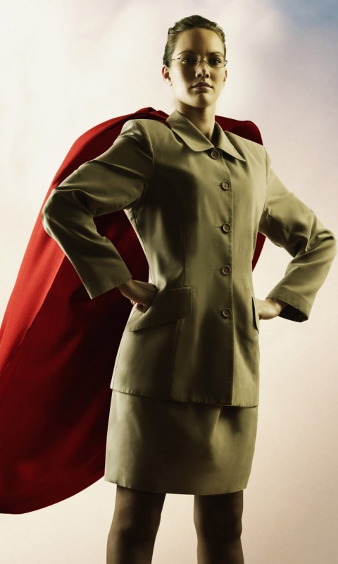 Офисный супергерой обои