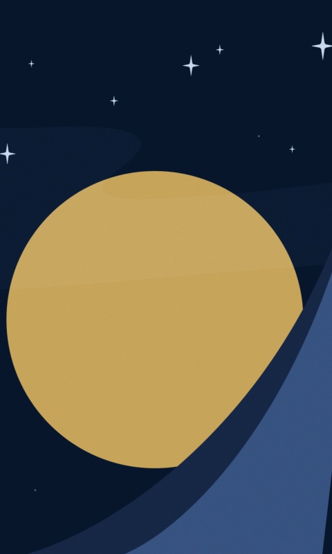 Полная луна обои